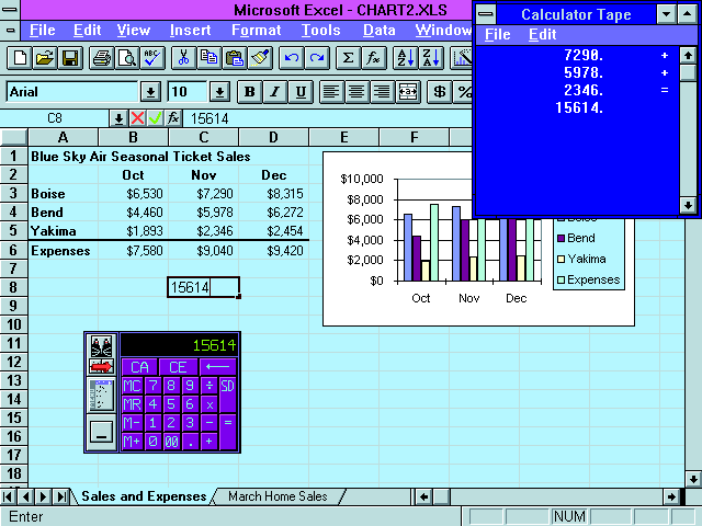 My-T-Mouse with Microsoft Excel